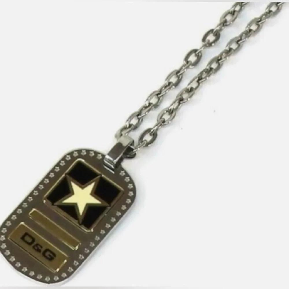 Dolce & Gabbana D&G Necklace Plate Pendant
